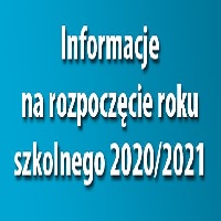 Rozpoczęcie roku szkolnego 2020/2021