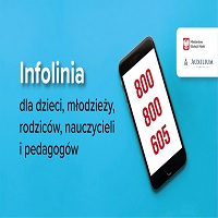 Bezpłatna infolinia dla dzieci, młodzieży, rodziców i opiekunów