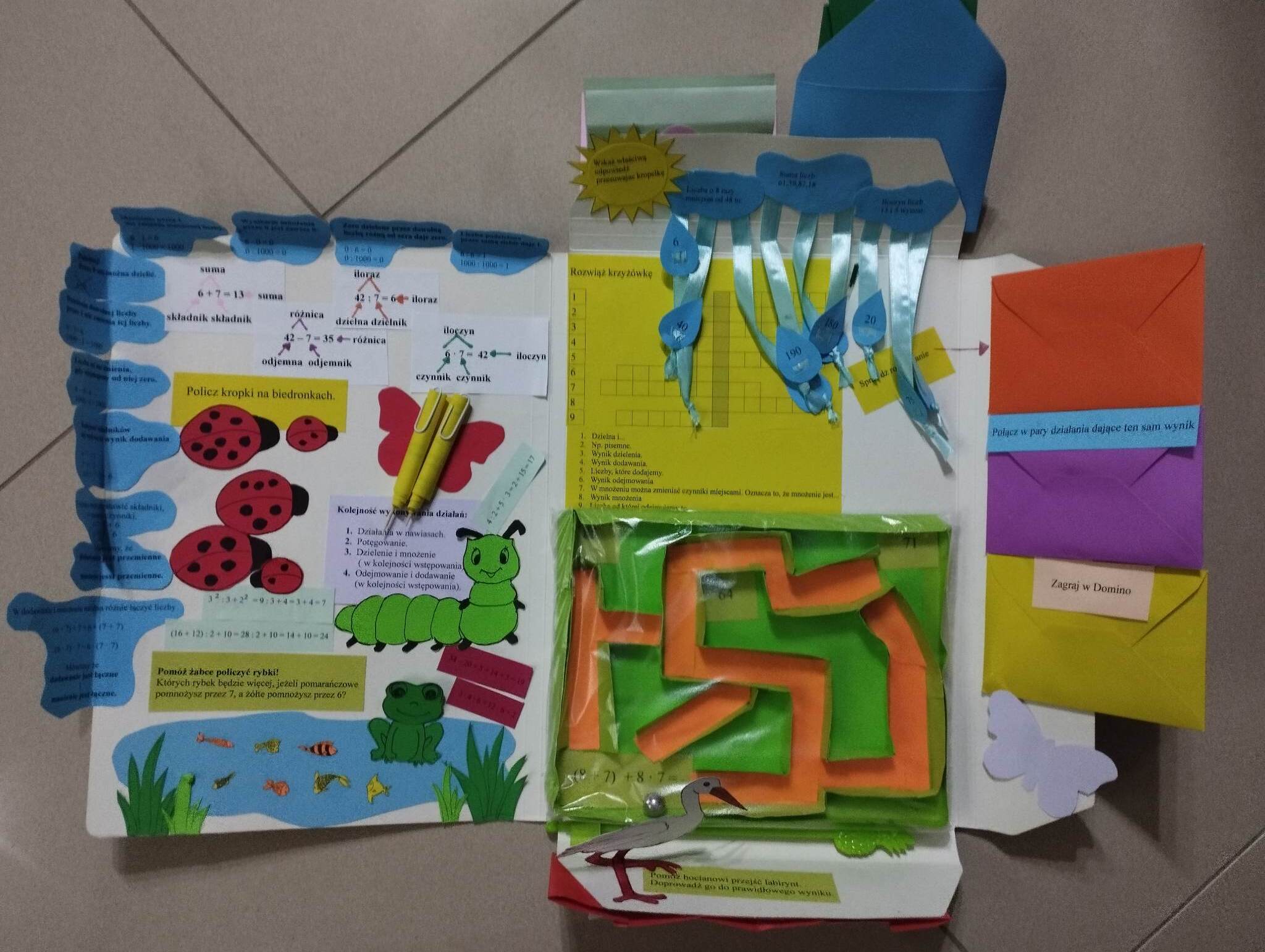 Sukces w konkursie matematycznym "Mój matematyczny lapbook" Sukces w konkursie matematycznym "Mój matematyczny lapbook"